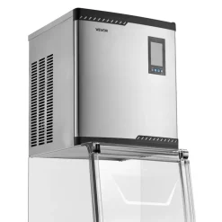 VEVOR Commercial Ice Maker Machine - Head, 300 Lbs/Day Stainless Steel Ice Machine with Scheduled Ice-Making, Self-Cleaning, Adjustable Thickness, Ideal for Restaurant Bar Cafe Hotel - Head Only