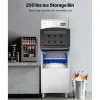 VEVOR Commercial Ice Maker Machine, 450LBS/24H Ice-Making Machine with 250LBS Stainless Steel Storage Bin, Auto Self-Cleaning Ice Maker with Touchscreen for Bar Cafe Restaurant Business Commercial