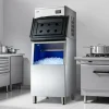 VEVOR Commercial Ice Maker Machine, 650LBS/24H Ice-Making Machine with 250LBS Stainless Steel Storage Bin, Auto Self-Cleaning Ice Maker with Touchscreen for Bar Cafe Restaurant Business Commercial