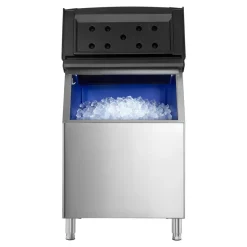 VEVOR Commercial Ice Maker Storage Bin, 500 LBS Capacity Ice-Bin, Stainless Steel Commercial Ice Storage Bin with Adjustable Anti-slip Rubber Feet, Suitable for Restaurant Hotel and Beverage Shops