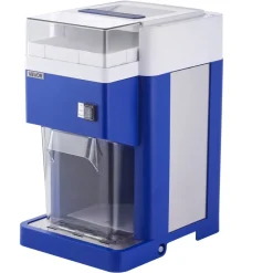 VEVOR Commercial Ice Shaver Machine, 1.91QT /1.8L Large Electric Snow Cone Machine, Fine & Fluffy with 300W Motor, Stainless Steel Blades, Shaved Ice Maker for Dessert Shop Home Party Restaurant, Blue