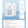 VEVOR Commercial Ice Shaver Machine, 661 LBS/H Electric Ice Crusher with Replaceable Container, 350W Premium Motor, 4 Blades, Shaved Snow Cone Machine Ice Maker for Dessert Shop Bar Party, Silver
