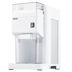 VEVOR Commercial Ice Shaver Machine, 1.91QT /1.8L Large Electric Ice Cube Crusher Shaved Maker with 300W Premium Motor, Stainless Steel Blades, for Bar Mixing Seafood Preservation Home Party, White