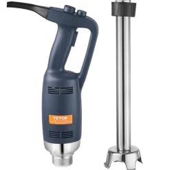 VEVOR Commercial Immersion Blender 500W Power, Hand Held Mixer with 15.7-Inch 304 Stainless Steel Removable Shaft, Electric Stick Blender Variable Speed 4000-16000RPM