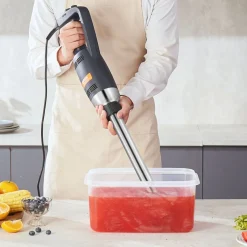 VEVOR Commercial Immersion Blender 500W Power, Hand Held Mixer with 15.7-Inch 304 Stainless Steel Removable Shaft, Electric Stick Blender Variable Speed 4000-16000RPM