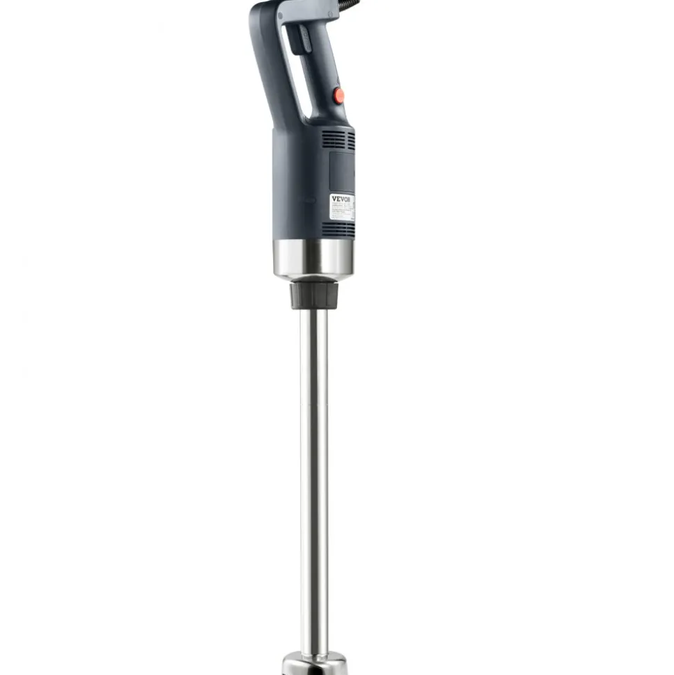 VEVOR Commercial Immersion Blender, 750W 16" Heavy Duty Hand Mixer, Variable Speed Kitchen Stick Mixer with 304 Stainless Steel Blade, Multi-Purpose Portable Mixer for Soup, Smoothie, Puree, Baby Food