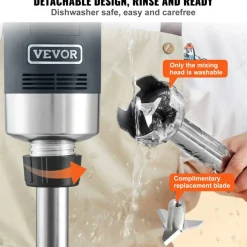 VEVOR Commercial Immersion Blender, 750W 16