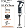 VEVOR Commercial Immersion Blender, 750W 12" Heavy Duty Hand Mixer, Variable Speed Kitchen Stick Mixer with 304 Stainless Steel Blade, Multi-Purpose Portable Mixer for Soup, Smoothie, Puree, Baby Food