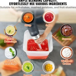 VEVOR Commercial Immersion Blender, 750W 12