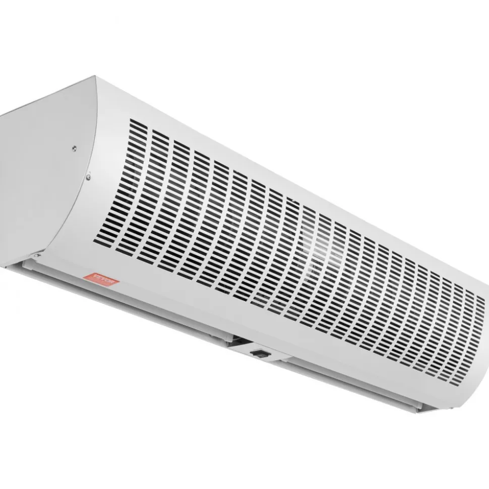 VEVOR 48" Commercial Indoor Air Curtain Super Power 2 Speeds 1650CFM, Wall Mounted Air Curtains for Doors, Indoor Over Door Fan with Heavy Duty Limit Switch, Easy-Install 110V Unheated