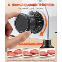 VEVOR Commercial Meat Slicer, 320W Electric Deli Food Slicer with 12