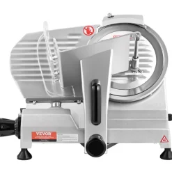 VEVOR Commercial Meat Slicer, 200W Electric Deli Food Slicer, 350-400RPM Meat Slicer with 8