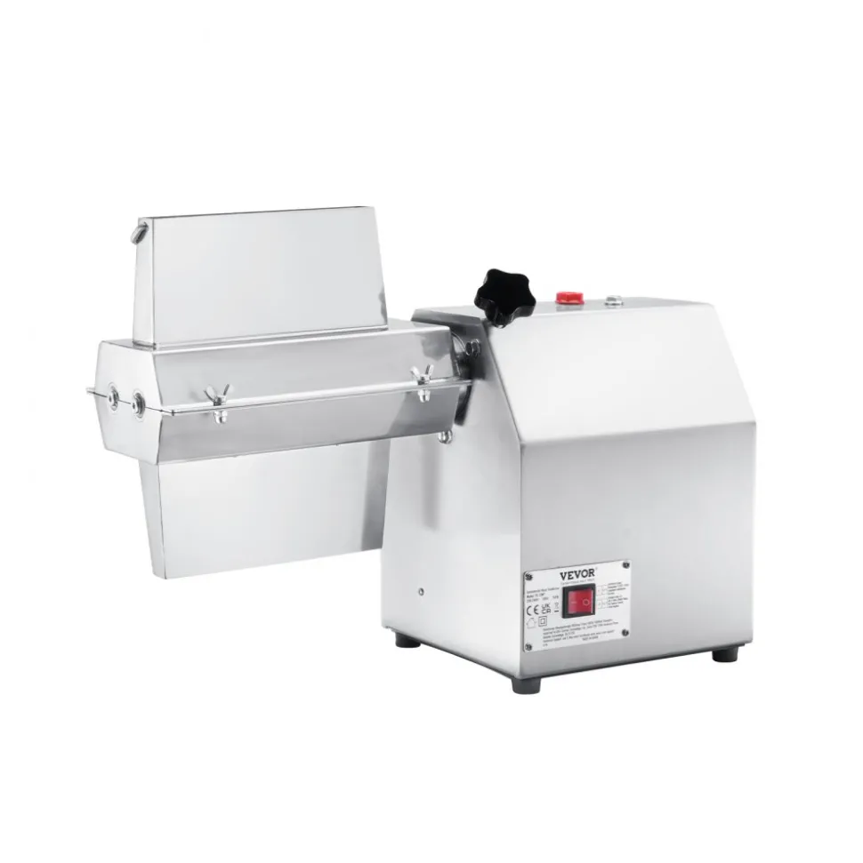 VEVOR Commercial Meat Tenderizer, Heavy Duty 304 Stainless Steel Kitchen Tool with Meat Tong, Cleaning Brush, and Tray, 750W Electric Meat Tenderizer Machine for Beef, Turkey, Chicken, Pork, and Fish