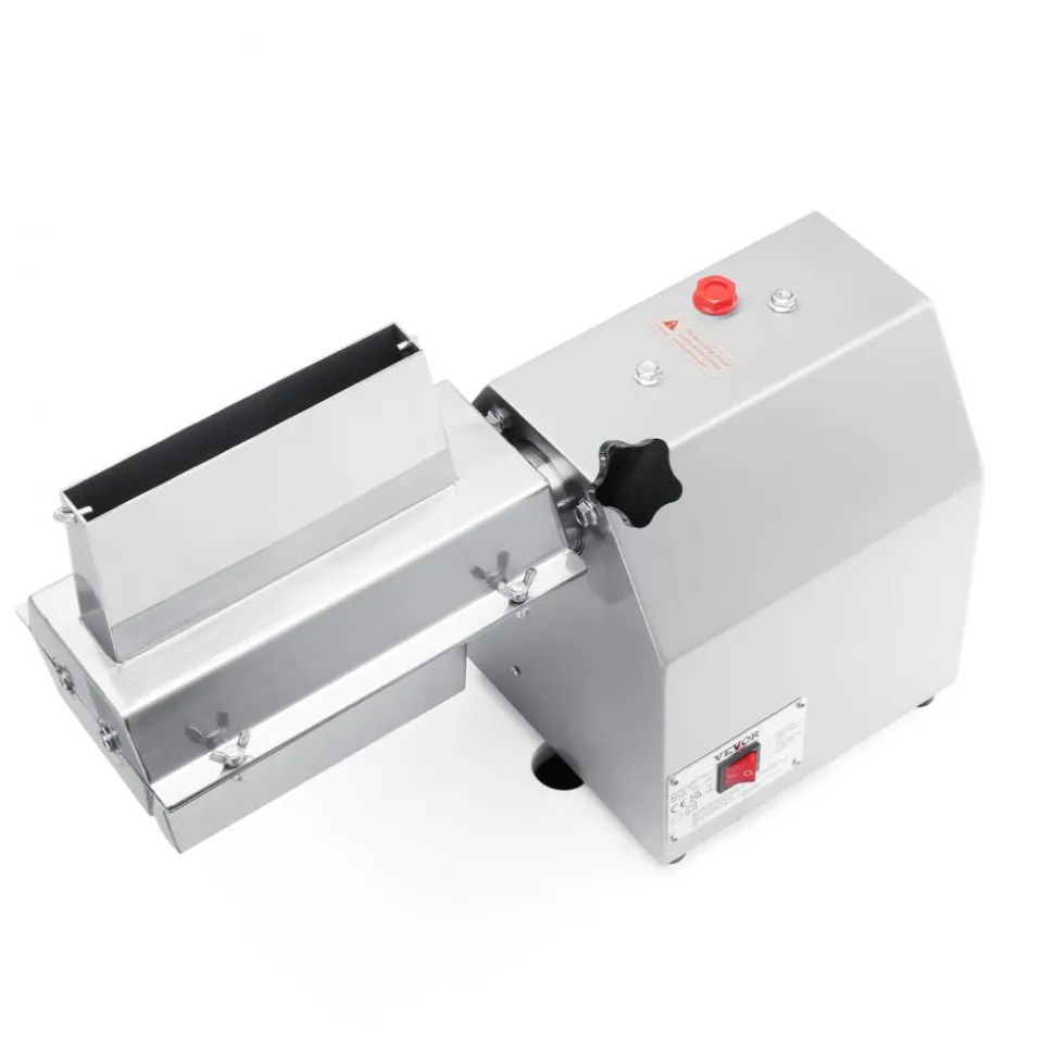 VEVOR Commercial Meat Tenderizer, Heavy Duty 304 Stainless Steel Kitchen Tool with Meat Tong, Cleaning Brush, and Tray, 750W Electric Meat Tenderizer Machine for Beef, Turkey, Chicken, Pork, and Fish