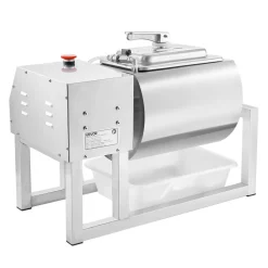 VEVOR Commercial Meat Tumbler Marinator, 20L Vacuum Tumbler Marinating Machine with Bidirectional Rotation and 3-Speed, Stainless Steel Vacuum Curing Machine for Chicken Steak Pork, Restaurant