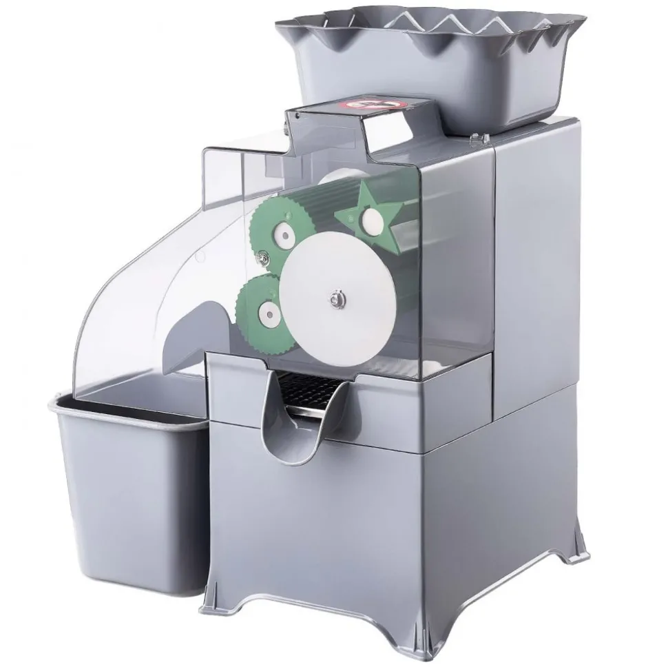 VEVOR Commercial Orange Juicer Machine, Slow Masticating Juicer Extractor, 100W Electric Orange Juice Squeezer, Lemon Citrus Pomegranates Extractor, with Peel Collecting Bucket and PC Cover
