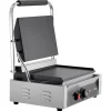 VEVOR Commercial Panini Grill, 3600W Electric Sandwich Panini Maker, Stainless Steel Double Sandwichs Press with Handle and Temp Control, 19x9 in Full Grooved Enamel Plate, for Hamburger Steak Bacon