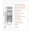 VEVOR Commercial Reach-In Refrigerator 29" W, 22 Cu.Ft Stainless Steel Upright Refrigerator with Single Door, Auto-Defrost, 4 Adjustable Shelves, 32 to 50℉ Temperature Control, ETL Certified