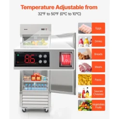 VEVOR Commercial Reach-In Refrigerator 29