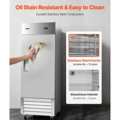 VEVOR Commercial Reach-In Refrigerator 29
