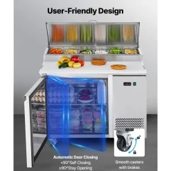 VEVOR Commercial Refrigerator, 44