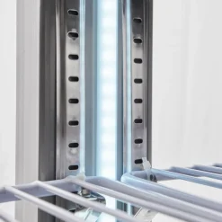 VEVOR Commercial Refrigerator, 31.89 in Width Reach In Upright Refrigeration Four Door, 31.4 Cu.ft Auto-Defrost Stainless Steel Refrigerator with 6 Adjustable Shelves, 32 to 50℉ Temp Range, 4 Wheels