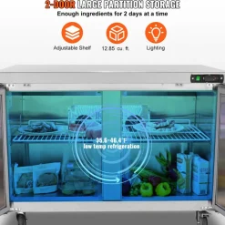 VEVOR Commercial Refrigerator, 48