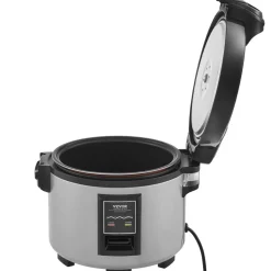 VEVOR Commercial Rice Cooker, 60-Cup Rice Cooker, 13.74 Qt / 13 Liter Large Rice Cooker and Warmer with Nonstick Inner Pot, Fast Cooking and 12-Hour Keep Warm, with Rice Cup and Paddle, for Restaurant