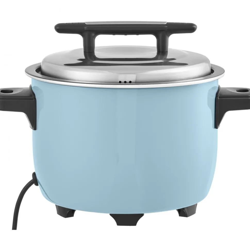 VEVOR Commercial Rice Cooker, 45-Cup Rice Cooker, 9.51 Qt / 9 Liter Large Rice Cooker and Warmer with Nonstick Inner Pot, Fast Cooking and 12-Hour Keep Warm, with Rice Cup and Paddle, for Restaurant