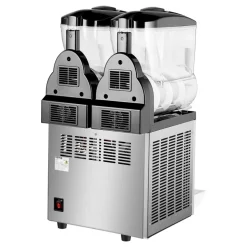 VEVOR Commercial Slushy Machine, 12Lx2 Double Tank Frozen Drink Machine, 96 Cups Stainless Steel Margarita Smoothie Frozen Drink Maker, Slushie Maker for Home Party Restaurants Cafe Bars