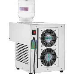 VEVOR Commercial Snowflake Ice Machine, 375LBS/24H Snowflake Ice Maker, Stainless Steel Ice Shaver Machine, Electric Snow Cone Maker, Air Cooling System for Rapid Heat Dissipation, for Bakery, Cafe