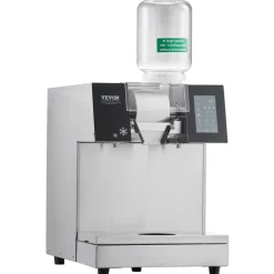 VEVOR Commercial Snowflake Ice Machine, 397LBS/24H Snowflake Ice Maker, Stainless Steel Ice Shaver Machine, Electric Snow Cone Maker, Air Cooling System for Rapid Heat Dissipation, for Bakery, Cafe