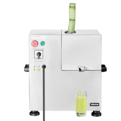 VEVOR Commercial Sugar Cane Juicer, 800W Electric Sugarcane Juicer Machine with 661LBS/H High Output, 4 Stainless Steel Rollers, Sugar Cane Press Juice Extractor Squeezer for Home/Commercial Use