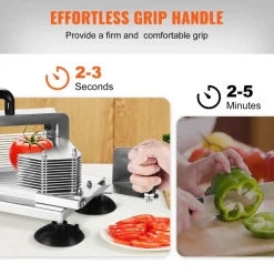 VEVOR Commercial Tomato Slicer, 1/4