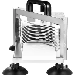 VEVOR Commercial Tomato Slicer, 3/8 inch Tomato Cutter Slicer, Stainless Steel Heavy Duty Tomato Slicer Machine, Manual Tomato Slicer with Non-slip Feet, for Cutting Tomatoes, Cucumbers, Bananas
