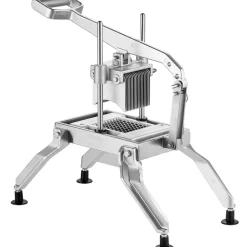 VEVOR Commercial Vegetable Slicer, 1/4 and 1/2 inch Tomato Slicer, Stainless Steel and Aluminum Alloy Vegetable Cutter Slicer, Manual Tomato Slicer with Non-slip Feet, for Tomatoes, Onions, Potatoes