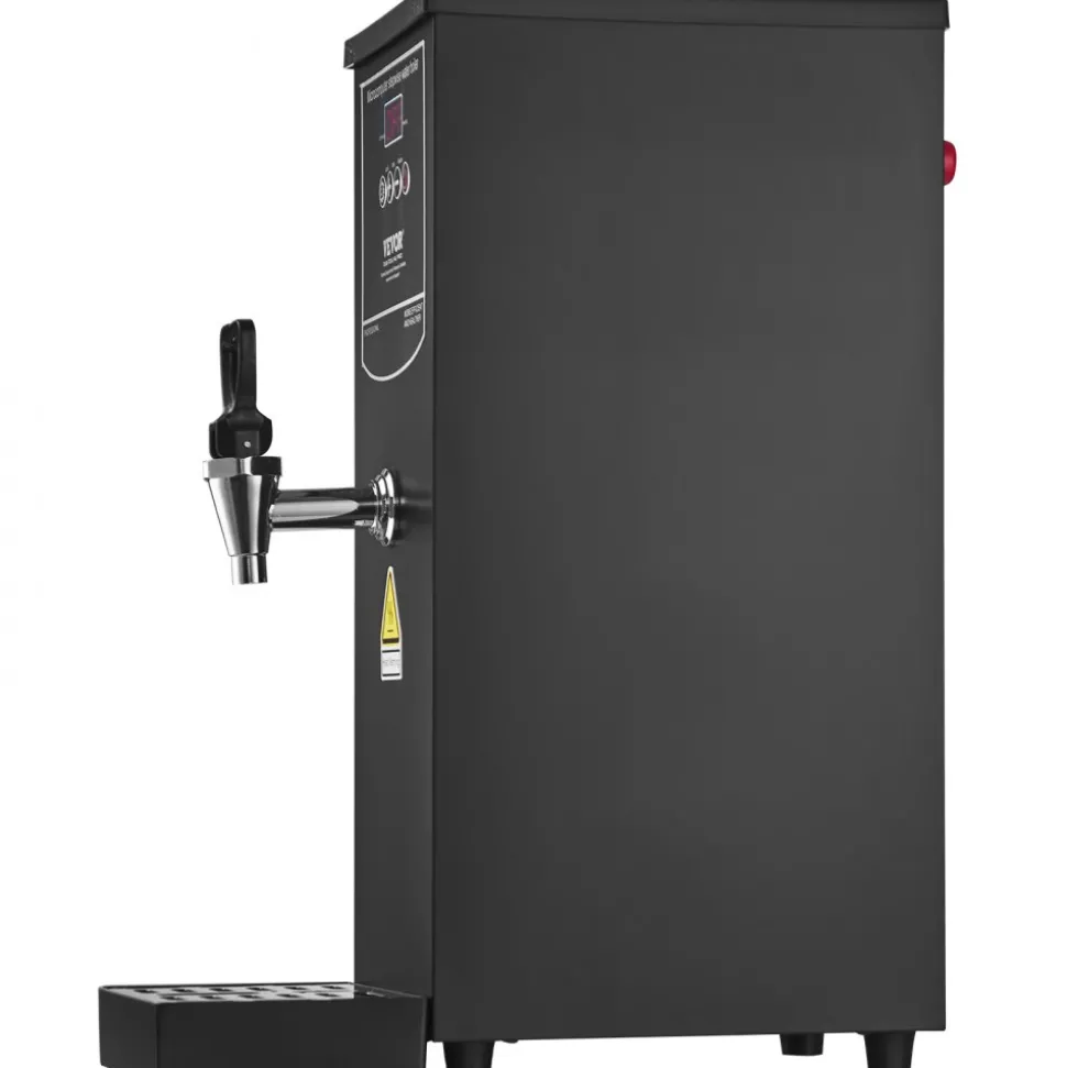 VEVOR Commercial Water Boiler, Electric Hot Water Dispenser with 316 Stainless Steel Heating Tube, 1500W Step-by-step Fast Heating 50L per Hour Hot Water Boiler, for Coffee Tea Restaurant Office