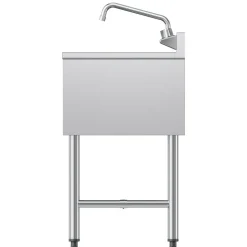 VEVOR 3 Compartment Sink, 18-Gauge 304 Stainless Steel, 10" x 14" x 10" Bowl Size, 3 Bay Commercial Under Bar Sink with Double Drainboard and Backsplash for Kitchen, Restaurant, Food Truck & Home Use