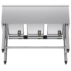 VEVOR 3 Compartment Sink, 18-Gauge 304 Stainless Steel, 10
