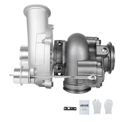 VEVOR Complete Turbo Turbocharger Kit with Wastegate Actuator, Compatible with Ford V8 7.3L Excursion 2000-2003, F-250 F-350 F-450 F-550 Super Duty 1999-2003, Replace# 1831383C92, 1831383C93