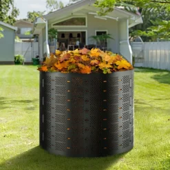 VEVOR Compost Bin 220 Gallon, Outdoor Expandable Composter, Easy to Setup & Large Capacity Composting Bin, Fast Creation of Fertile Soil