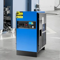 VEVOR Compressed Air Dryer, 85CFM Refrigerated Air Dryer, 110-120V Industrial Refrigerated Air-Drying System for 15HP & 20HP Compressors - with Color Screen Control Panel and Automatic Drainage