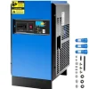 VEVOR Compressed Air Dryer, 125CFM Refrigerated Air Dryer, 110-120V Industrial Refrigerated Air-Drying System for 20HP, 25HP & 30HP Compressors - with Color Screen Control Panel and Automatic Drainage