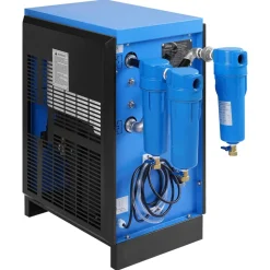 VEVOR Compressed Air Dryer, 125CFM Refrigerated Air Dryer, 110-120V Industrial Refrigerated Air-Drying System for 20HP, 25HP & 30HP Compressors - with Color Screen Control Panel and Automatic Drainage
