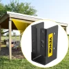 VEVOR Concealed Joist Hanger, 2"x4" Outdoor Accent Concealed-Flange, Pack of 24 Concealed Joist Bracket, Q235 Steel Plate Powder-Coated Concealed Face Mount Joist Hanger Inner 40x91 mm for Beam Swing