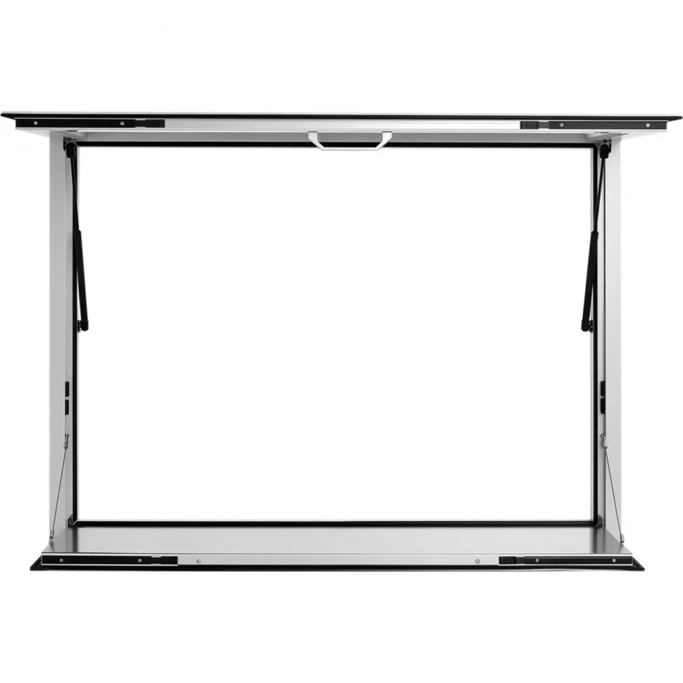 VEVOR Concession Window Folding Shelf 48x36in Aluminum Alloy Service Window, for Food Truck, Up to 85 Degrees, with Awning Door and Drag Hook, Rainwater Resistant