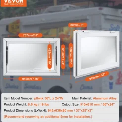 VEVOR Concession Window 36
