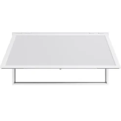 VEVOR Concession Window 74x40 in, Aluminum Alloy Frame Service Window for Food Truck, Up to 85 Degrees Stand Serving Window with Awning Door and Drag Hook, Rainwater Resistant for Concession Trailers
