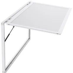 VEVOR Concession Window 74x40 in, Aluminum Alloy Frame Service Window for Food Truck, Up to 85 Degrees Stand Serving Window with Awning Door and Drag Hook, Rainwater Resistant for Concession Trailers
