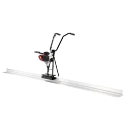 VEVOR Concrete Power Screed, 4 ft Aluminum Board Straight Edge Bar Set, 4 Stroke Cement Finishing Vibrating Motor with Height Adjustable Handles, High Efficient Concrete Tool 6500RPM